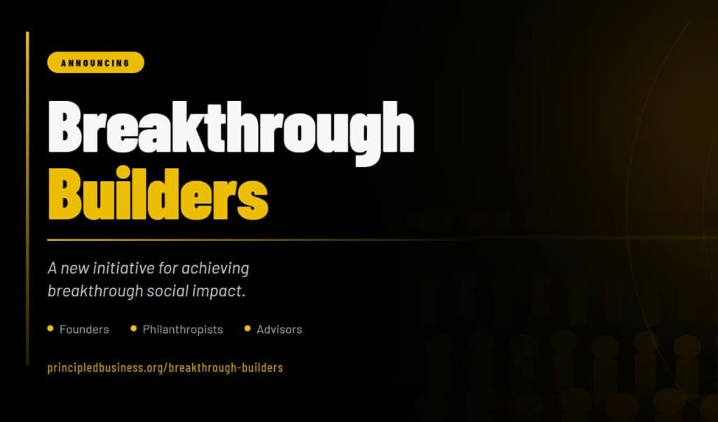 Breakthrough Builders announcement graphic